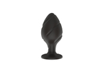 Силиконовая анальная пробка черная S (5.8*2.8cm) 3305-01
