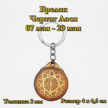 Брелок Чертог Лося. 07 мая - 29 мая