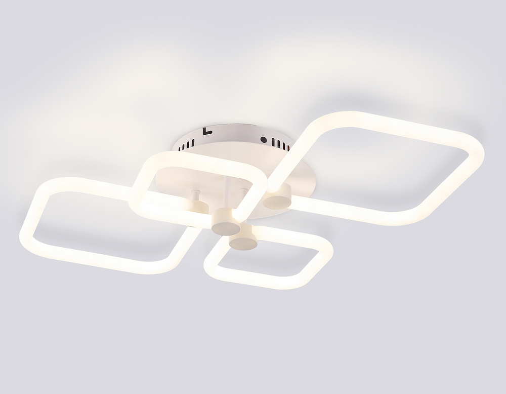 Потолочный светодиодный светильник с пультом FA3822/4 WH белый 3000K-6400K 86W 720*430*130 (ПДУ ИК)