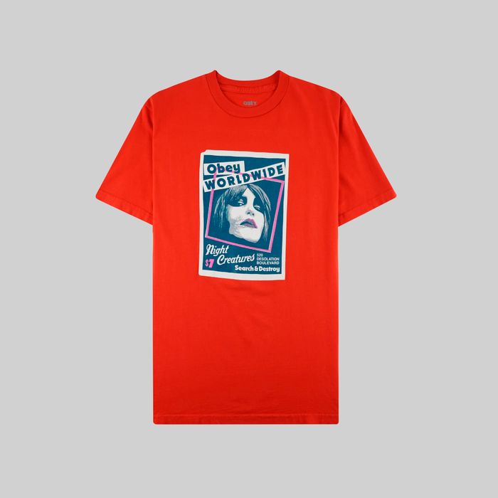 Футболка мужская Obey Night Creatures артикул:163002717 - купить в магазине Дайс