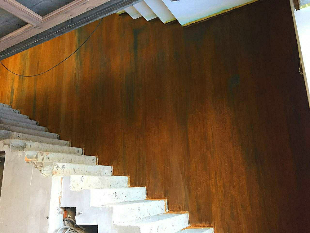 AuraMetal Plaster Corten чугун-эффект ржавчины