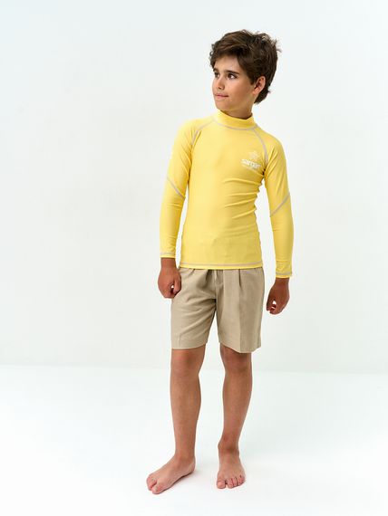 Футболка рашгард лонгслив Sargan Агидель UPF 50+  детская желтая