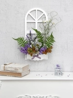 Настенная композиция "Окно с цветами"