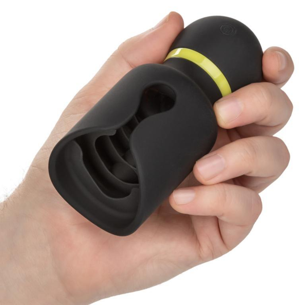 Черный вибромастурбатор Flickering Stroker (Цвет: черный)