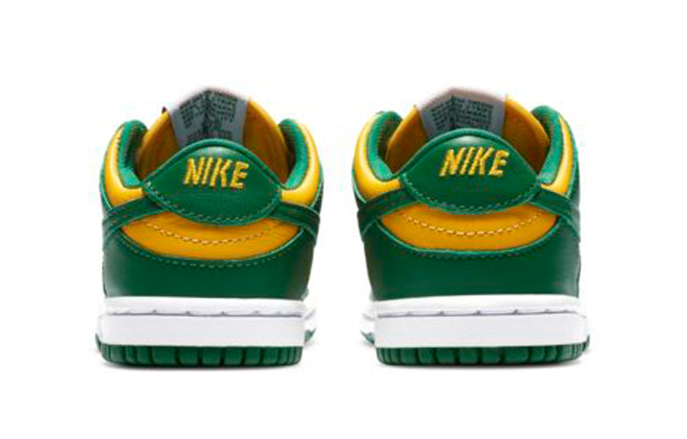 Baby Nike Dunk Low SP Brazil Brazil low-top sneakers yellow green