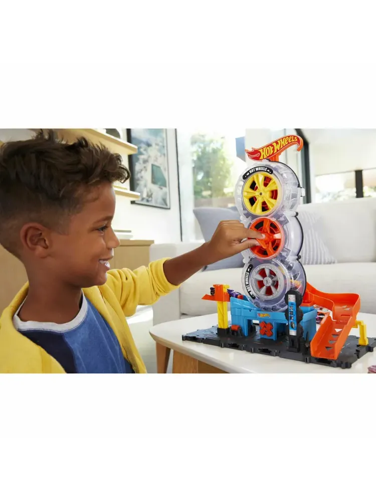 Игровой набор трек Сити Шиномонтажная мастерская HDP02