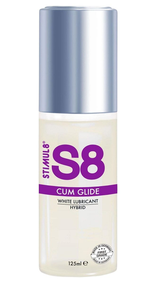 Гибридный лубрикант Stimul8 S8 Hybrid Cum Glide, 125 мл, как сперма