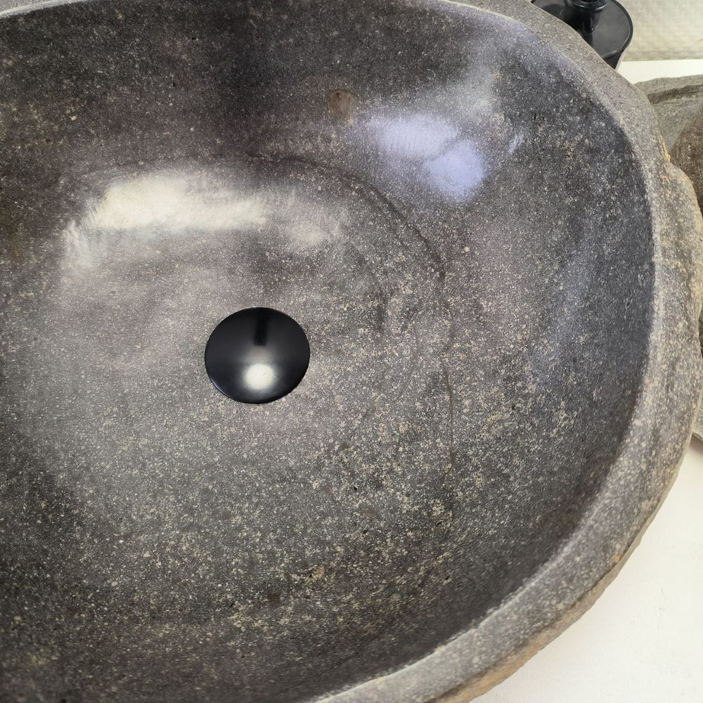 Раковина из речного камня RS-63851 (45*42*15) 0121