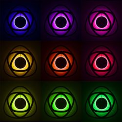 Citilux Неон Смарт CL731A330E RGB Умная подвесная люстра Белая