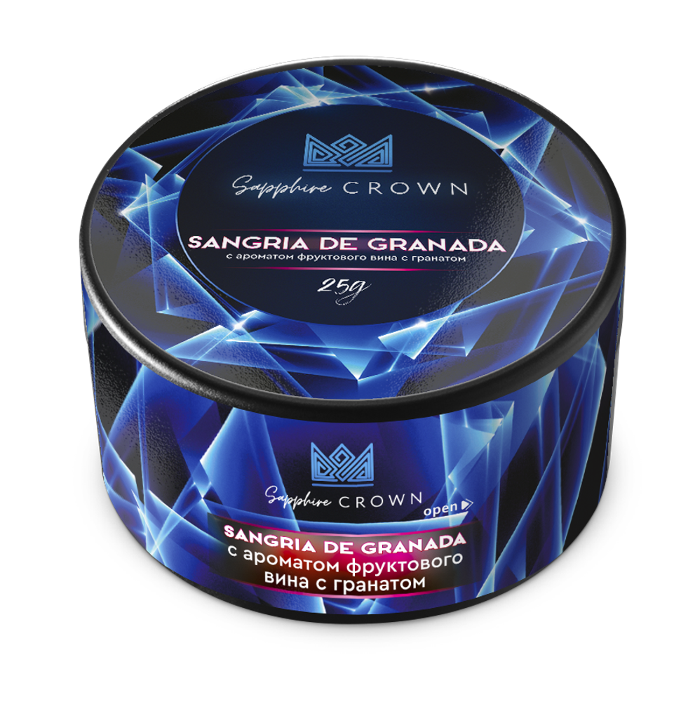 Табак Sapphire Crown &quot;Sangria De Granada&quot; (винный напиток с гранатом) 25гр