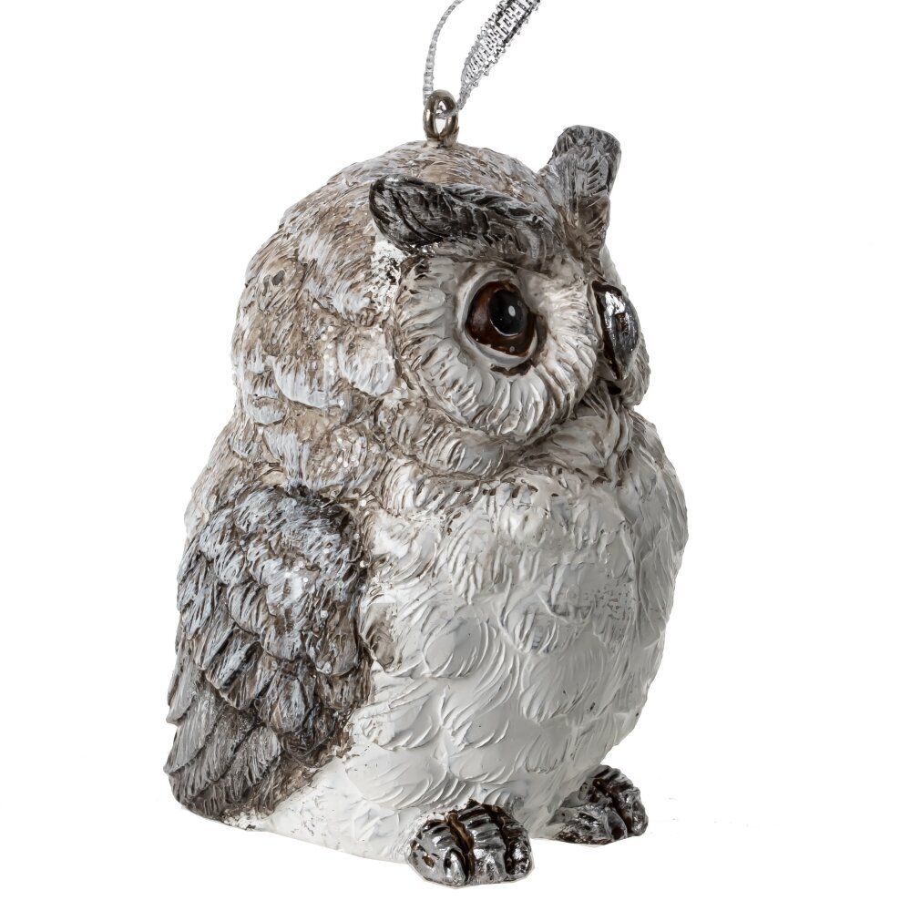 GAEM Фигурка декоративная подвесная "Сова", L7 W7 H8,5 см