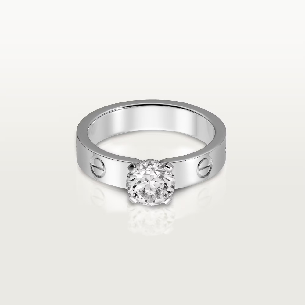 Кольцо Cartier Love с бриллиантом