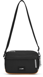 Сумка антивор Pacsafe GO Crossbody, черная смола, 2.5 л.