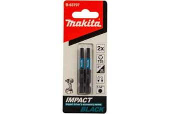 Насадка Impact Black (2 шт.; T25; 50 мм; E-form; MZ) Makita B-63797