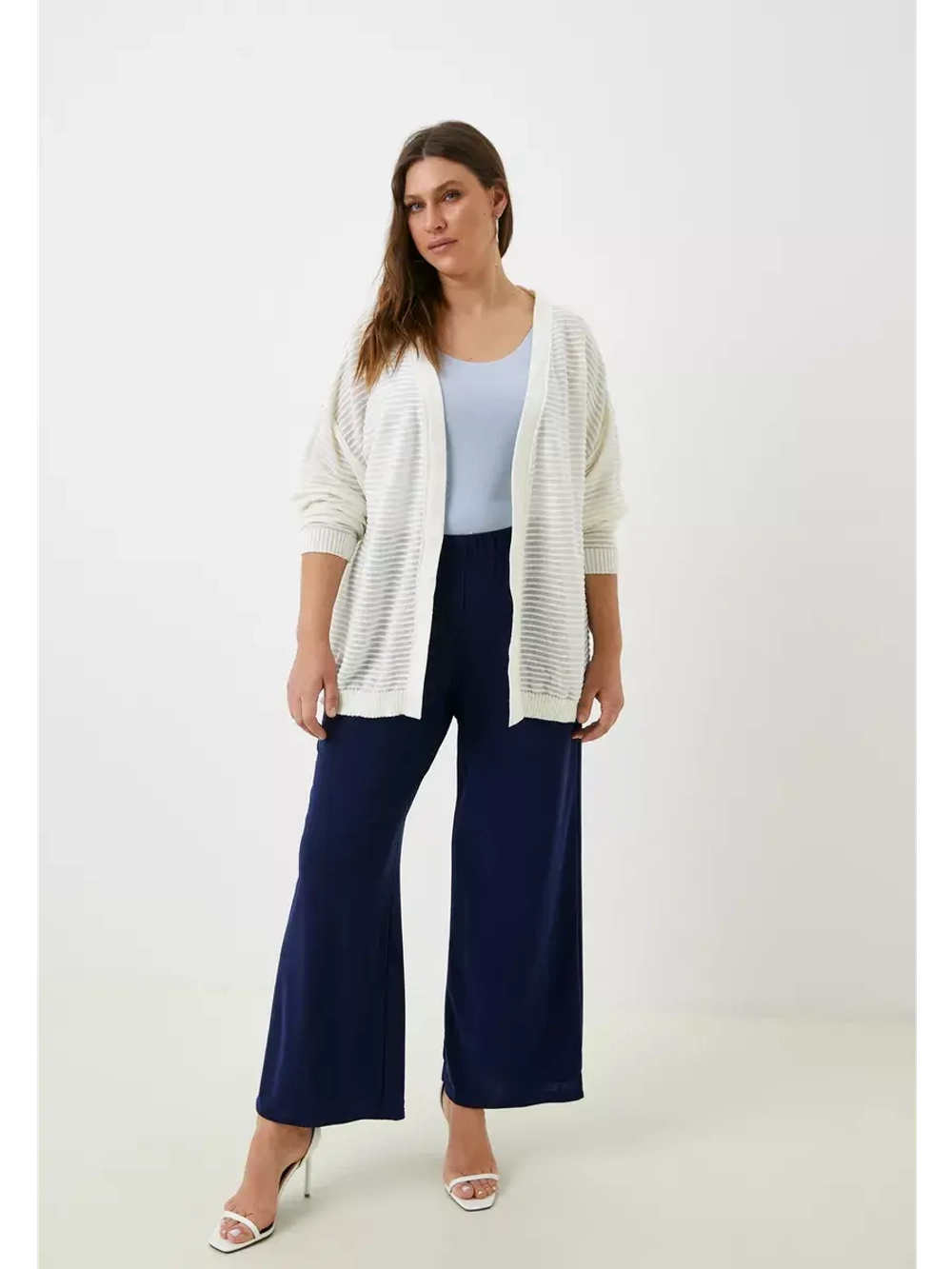 Брюки масло широкие