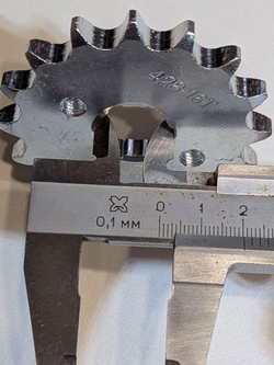 - Звезда ведущая 428-16 для мотоцикла, питбайка, мопеда с двигателем CG/CB, с валом 20 мм