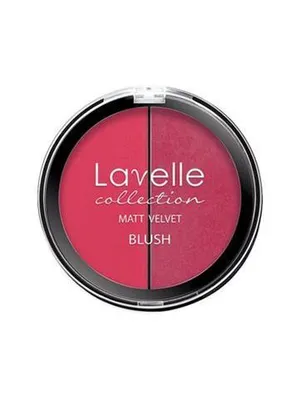 Румяна компактные matt velvet blush тон 04 ягодный Lavelle