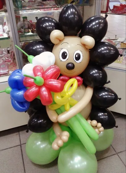 Ёжик с цветами