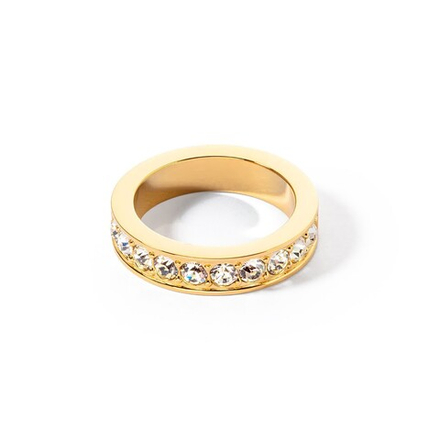 Кольцо Coeur de Lion Crystal-Gold 17.2 мм 0131/40-1816 54