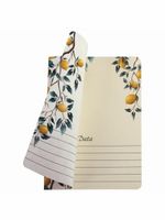 Тетрадь 40 л. в клетку обложка SoftTouch, бежевая бумага 70 г/м2, сшивка, А5 (147х210 мм), ЛИМОНЫ, BRAUBERG, 403771