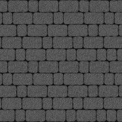 Тротуарная плитка Арена - Гранит Серый, комплект из 2 видов плит