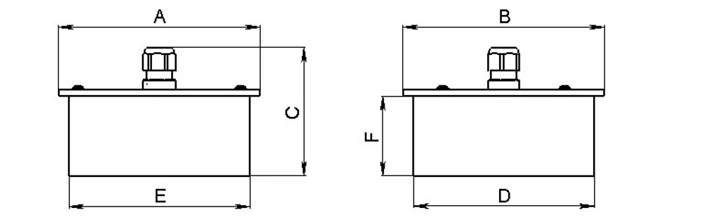 Светильник LED GRILDOT FLD (100x100) 15W 2M 840 WH (89x89x40) СТ
