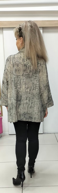 Блузон-туника с хомутом