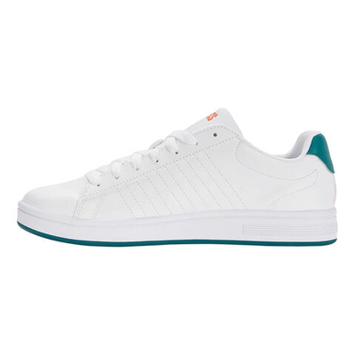Мужские теннисные кроссовки K-Swiss Court Shield Sneakers Men - White, Petrol