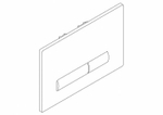 Клавиша смыва BelBagno Genova BB019-GV-CHROME Хром глянцевый
