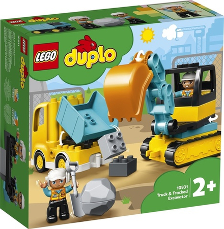 Конструктор LEGO DUPLO 10931 Грузовик и гусеничный экскаватор