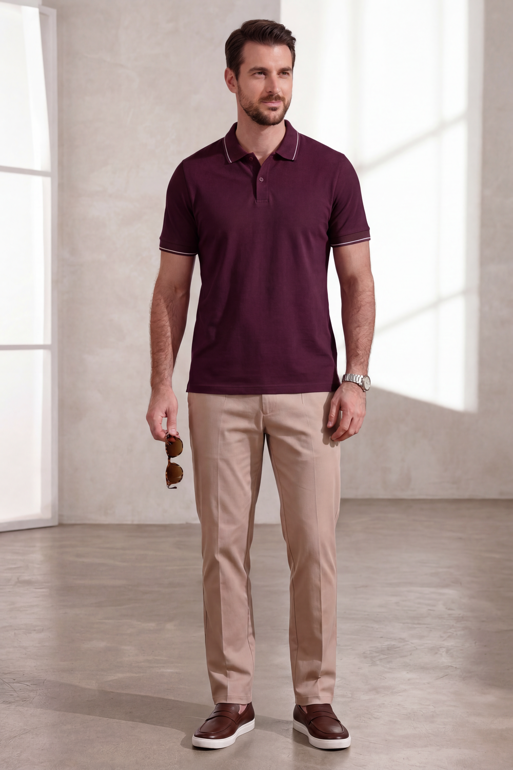 Футболка поло мужская 14454