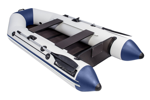 Аква-2800 СКК светло-серый/синий (Лодка ПВХ)
