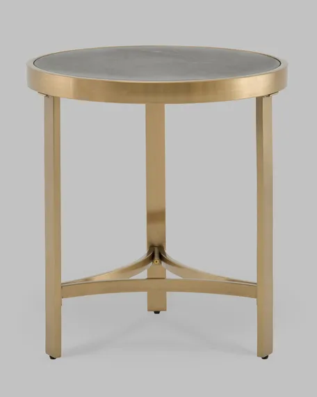 Журнальный столик Адриана 50*50 см серая керамика