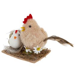 GAEM Фигурка декоративная "Цыплята", L15 W5,5 H9 см, 2в.
