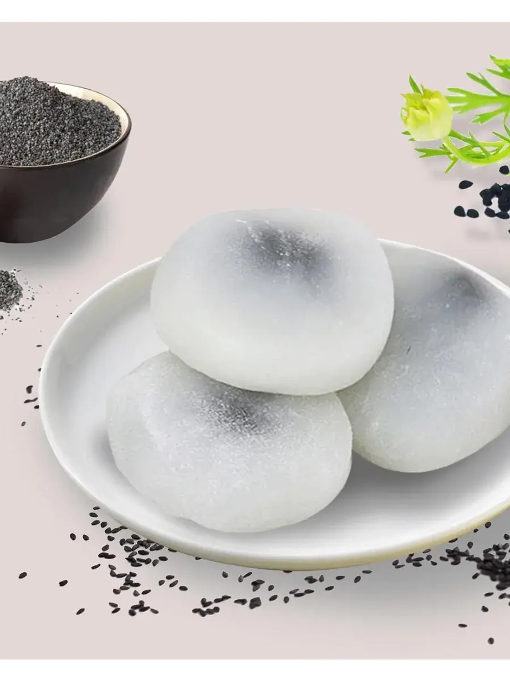 Моти с начинкой из черного Кунжута 180 г * 3 шт