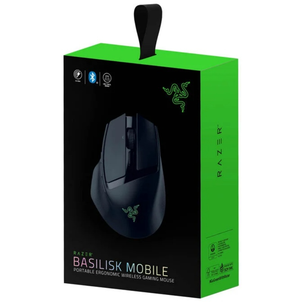 Мышь Razer Basilisk Mobile, Black (2,4ГГц HyperSpeed Wireless, Bluetooth)