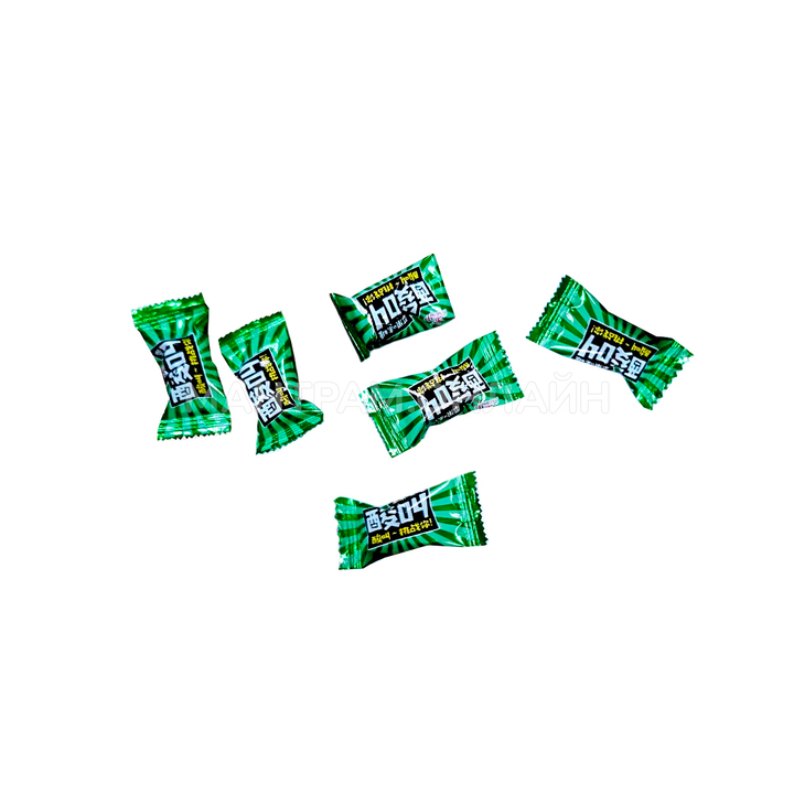 Конфеты кислые JinzHong вкус яблоко 23 г