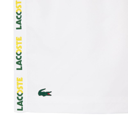 Мужские теннисные шорты Lacoste Sportsuit Logo Stripe Tennis Shorts - белый