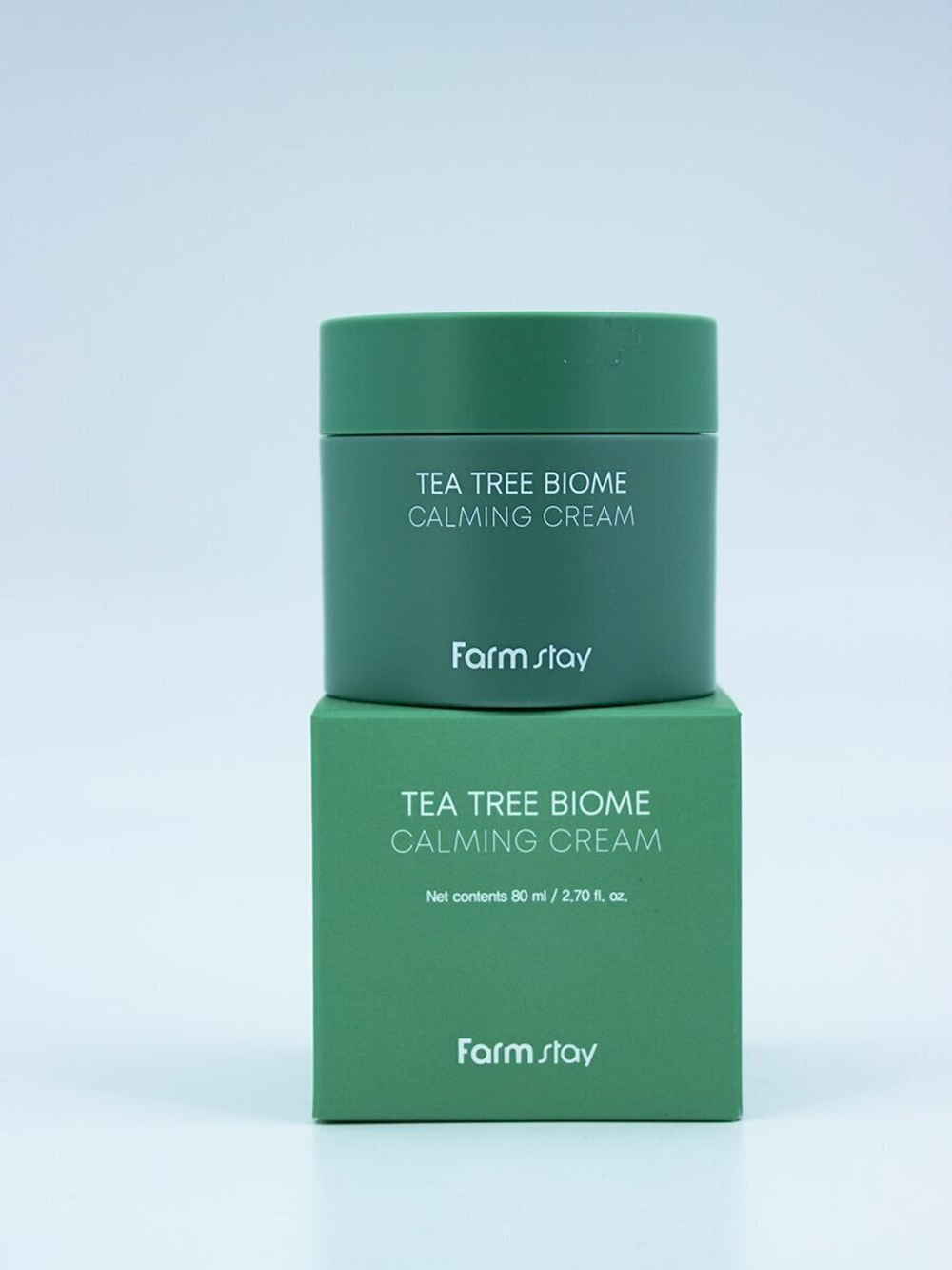 Успокаивающий крем FarmStay "Tea Tree Biome", с экстрактом чайного дерева, 80 г