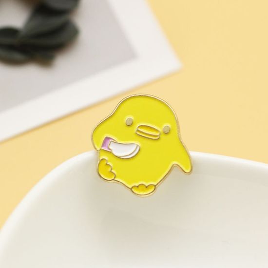 Значок Цыпа не шутит, р-р 2х2,3см