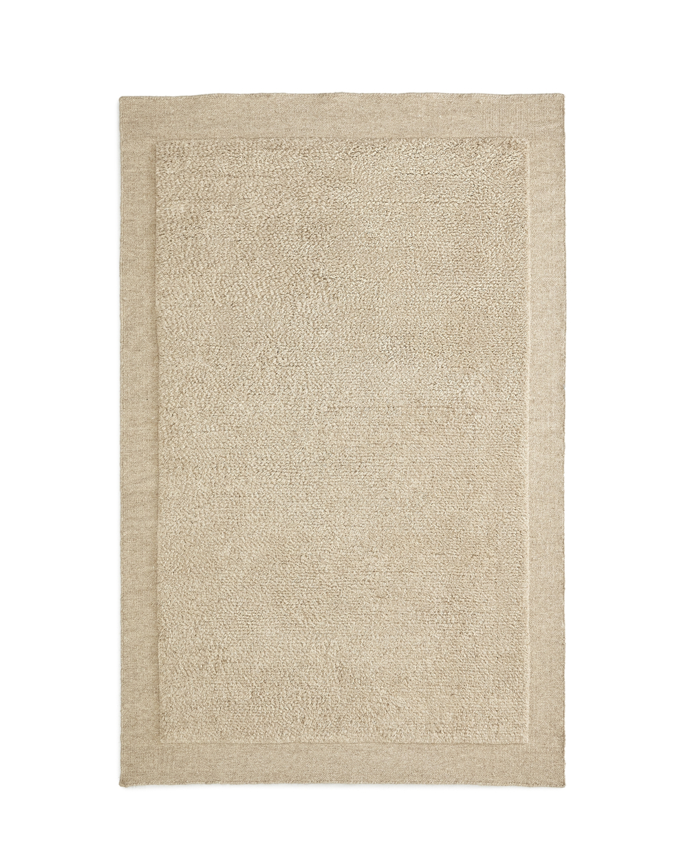 Бежевый шерстяной ковер Marely 300 x 200 см