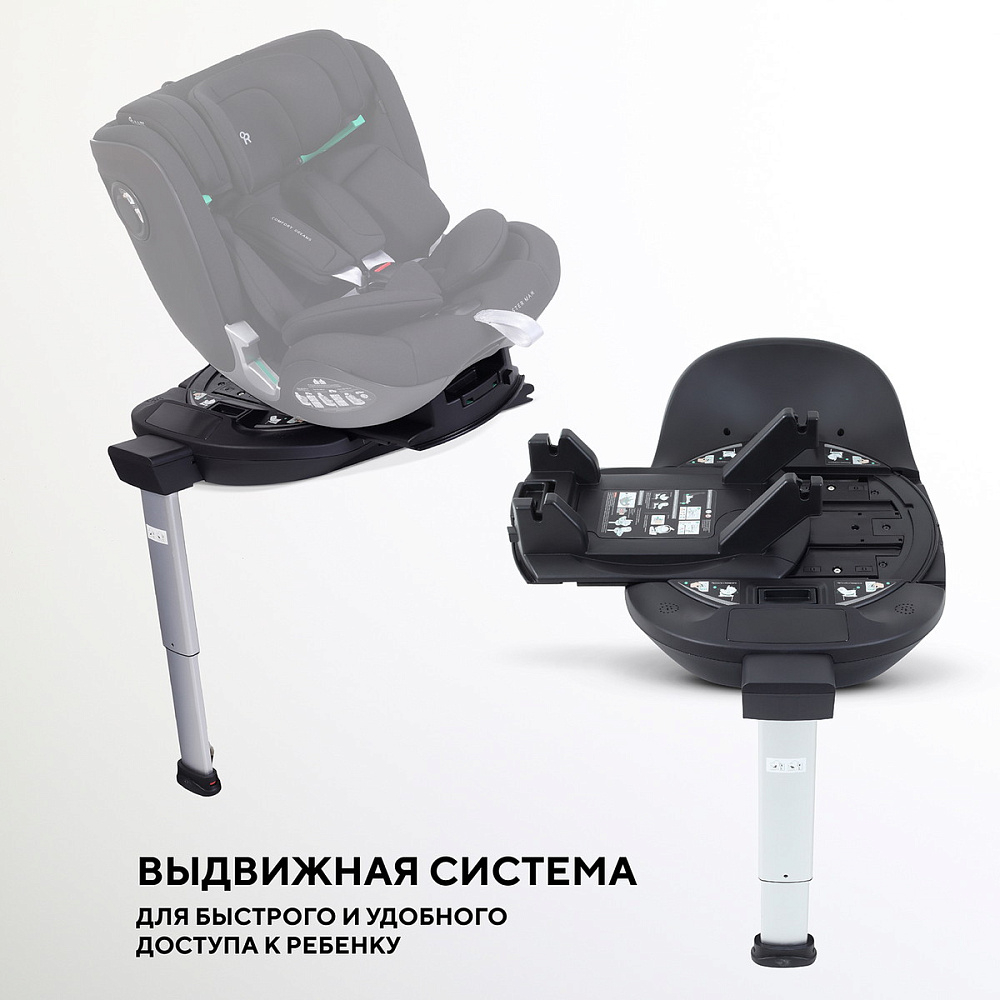 Детская коляска Rant Flex Therm Soft 4 в 1 с автокреслом Miro Black и база Sandy Beige