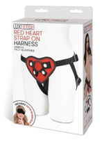 Трусики-джоки для страпона Lux Fetish LF1361-RED, 2 кольца