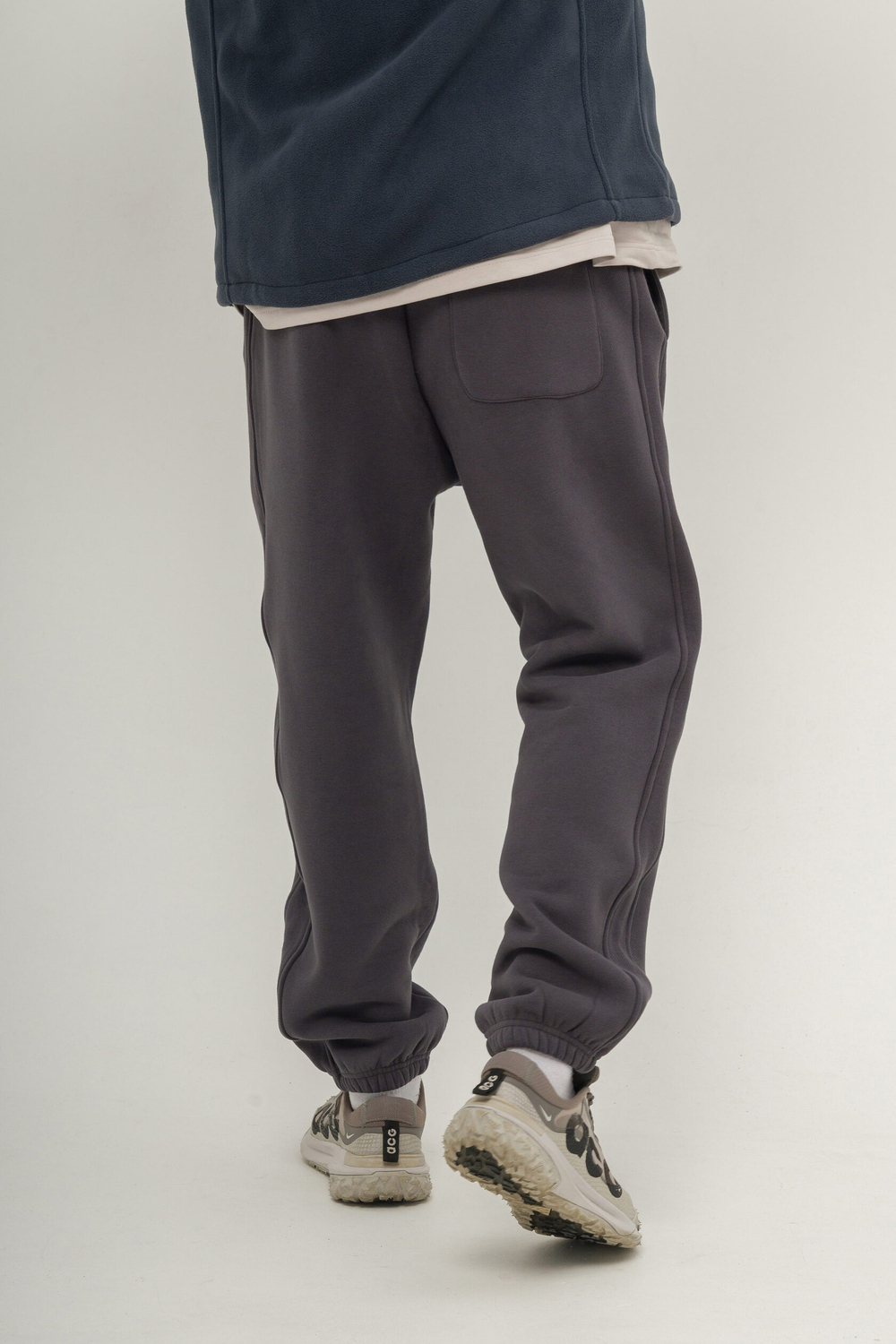 Брюки трикотажные KUL'TURA "Fleece 400GR" Темно-серый