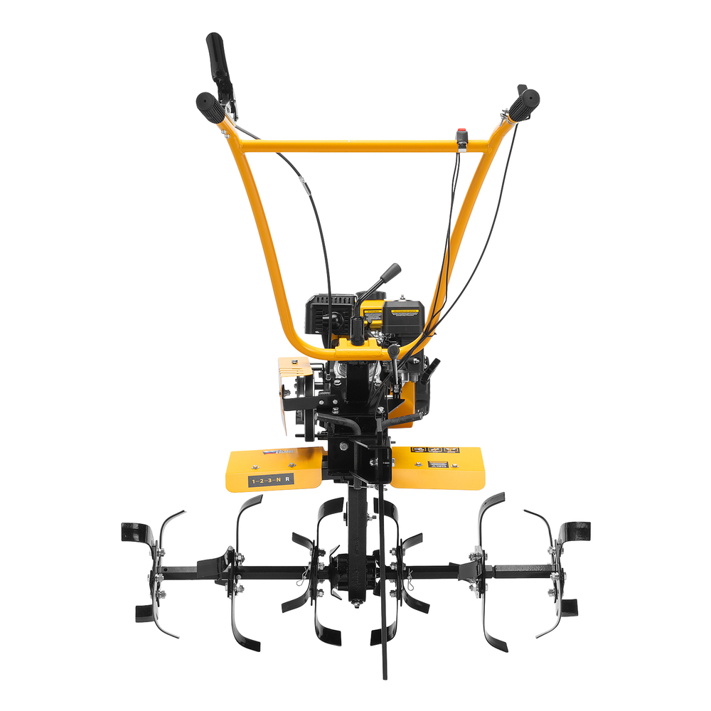 Мотоблок DPT-370S, 7 л.с., ремен.сцеп, фрез 3х4, ШОМ, передачи 3В/1Н Denzel