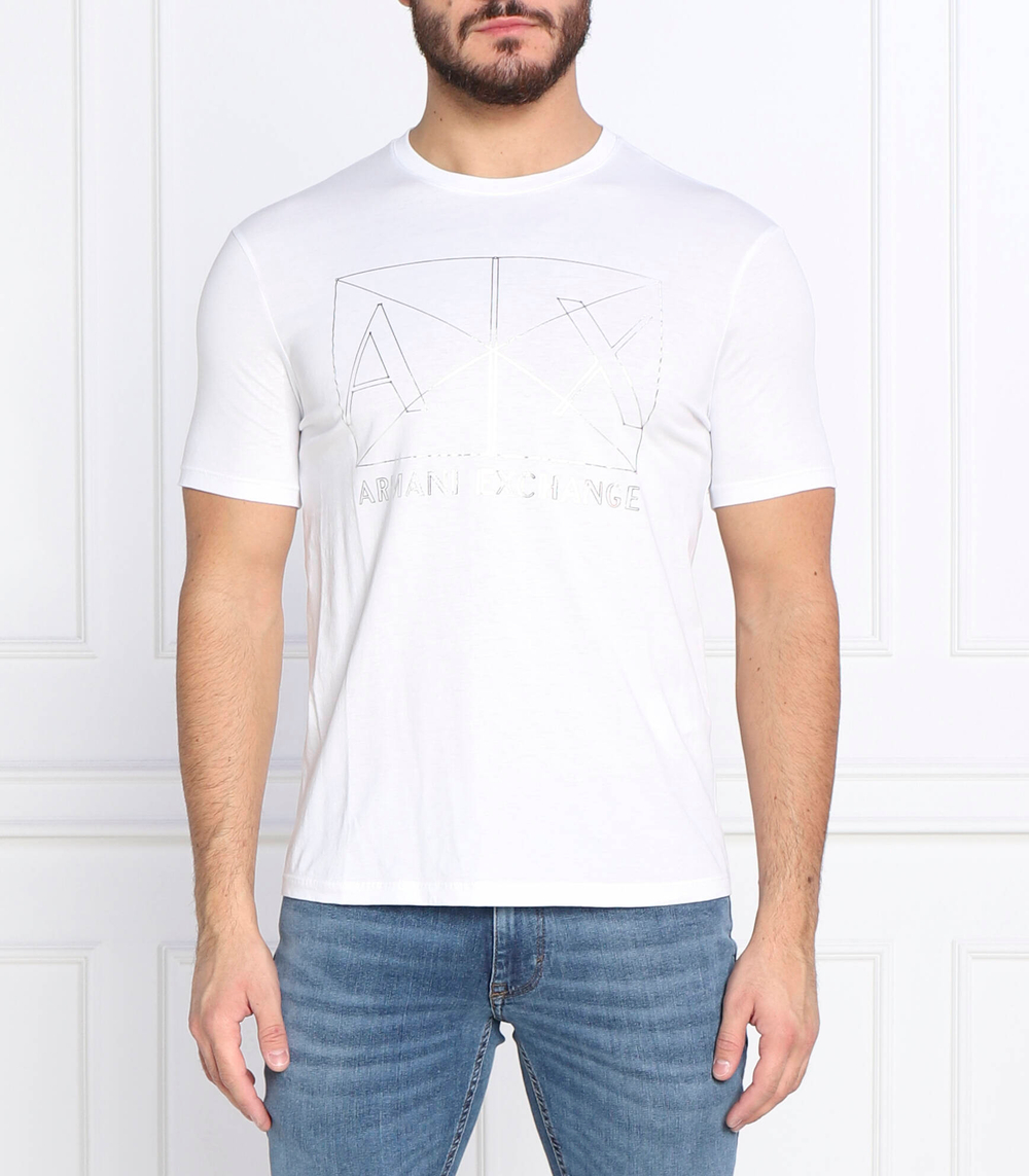 футболка Armani Exchange - белый(6LZTAM ZJA5Z)
