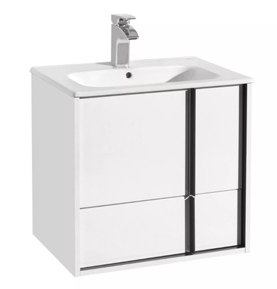 Тумба под раковину Акватон Ривьера 60 подвесная, белая