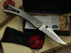 Нож Buck 110 Slim Pro TRX Titanium (Legacy Collection 2023) - серый титан