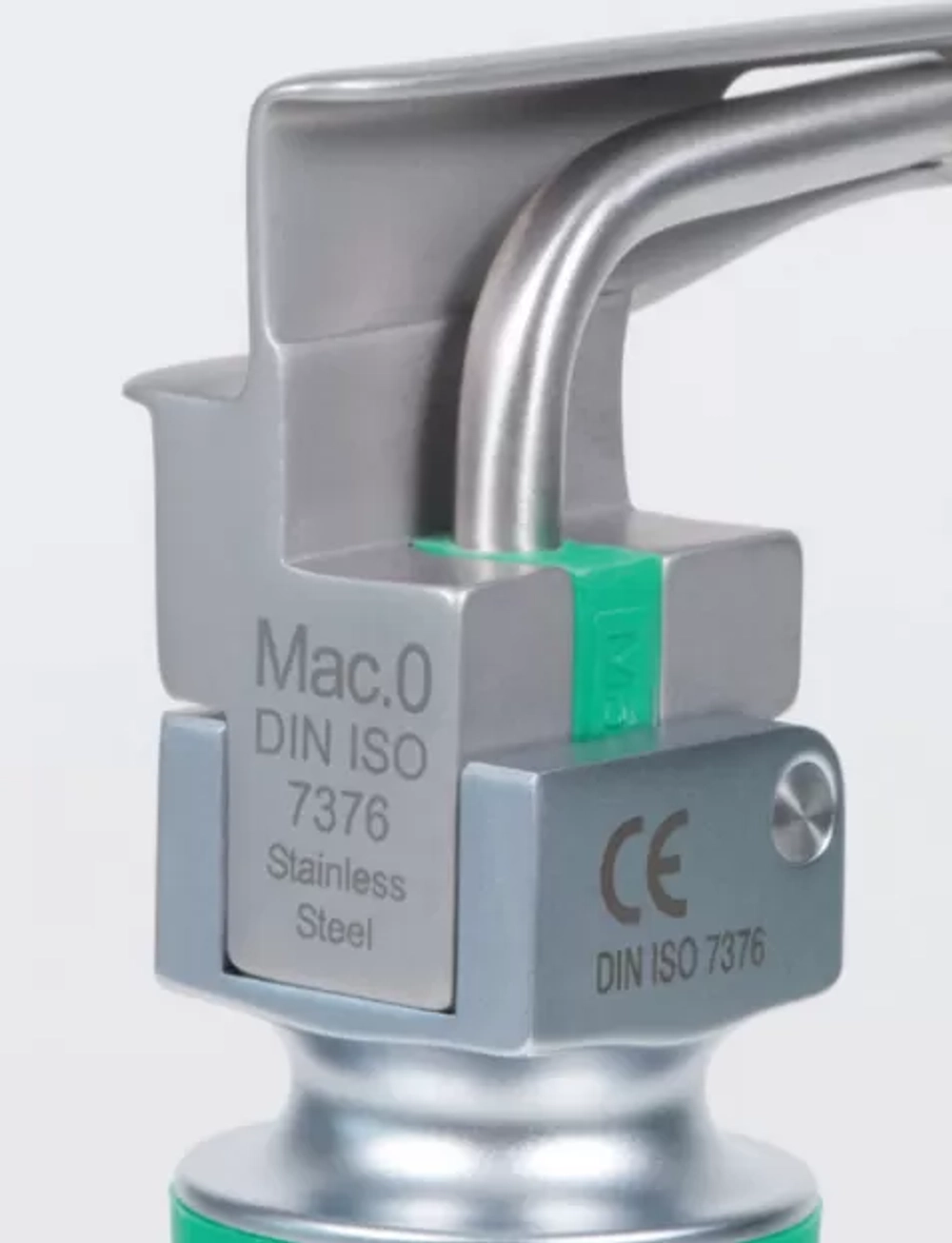 Клинок Макинтоша KaWe №4 фиброоптика многоразовый со сменным световодом 155х25 мм