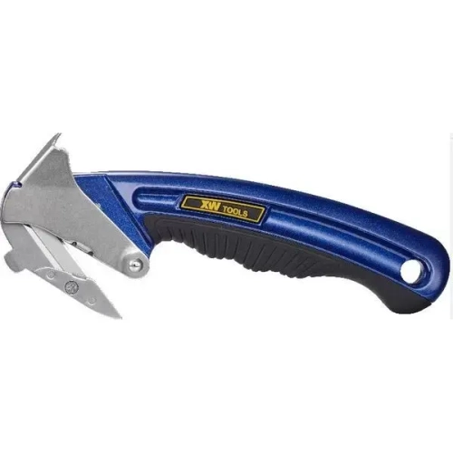 НОЖ УСИЛЕННЫЙ СКЛАДСКОЙ БЕЗОПАСНЫЙ, ДЛЯ ВСКРЫТИЯ УПАКОВОЧНЫХ МАТЕРИАЛОВ VERTEXTOOLS